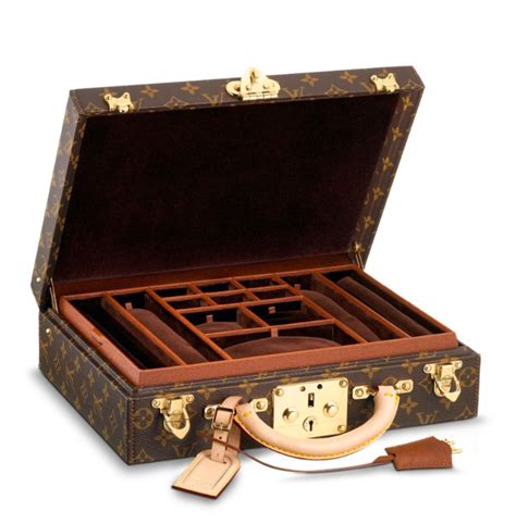 louis vuitton jewelry case ebay|louis vuitton box with ribbon.